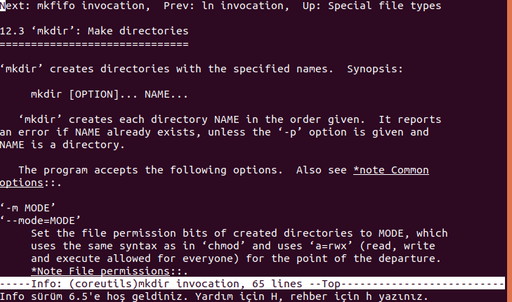 GNU/Linux Terminal Komutları -2